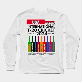 USA Hosts International T20 Cricket 2024 Long Sleeve T-Shirt